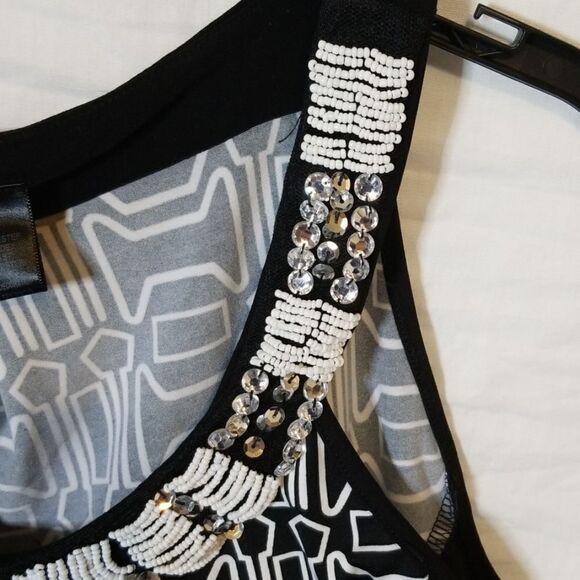 New Directions Black & White‎ A-Line Dress - Picture 5 of 7